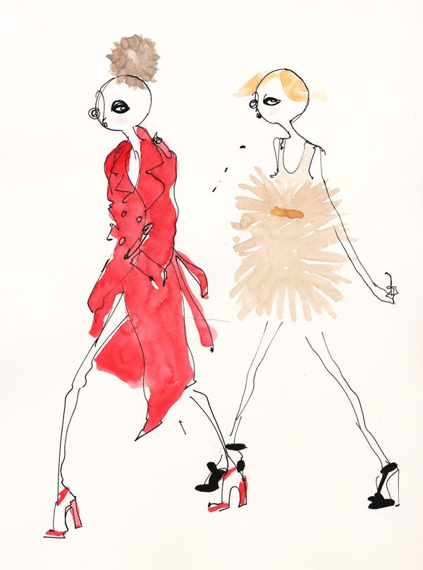 sonia rykiel giant pom poms aw2010